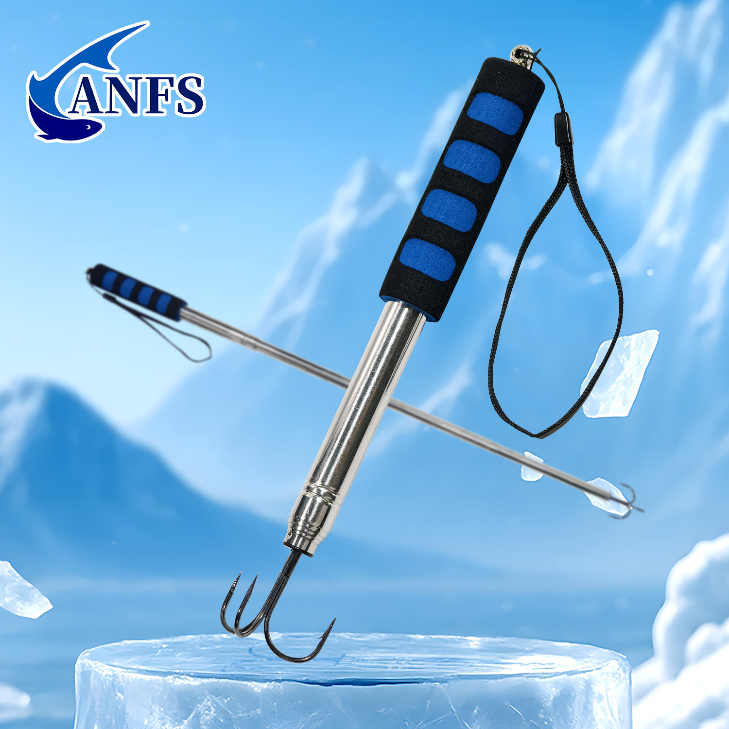 Saltwater Fishing Hook - ANFS 1pcTelescopic Fishing Gaff with Stainless