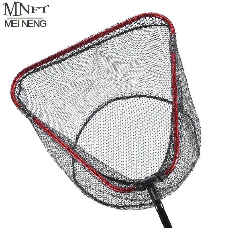 Landing Net Telescopic - Aluminum Alloy Rubber Coated Fish Landing