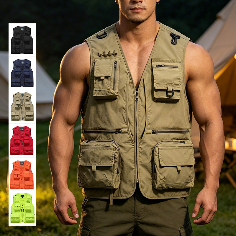 Fishing Vest Jacket - Summer Work Vest for Outdoor Activities