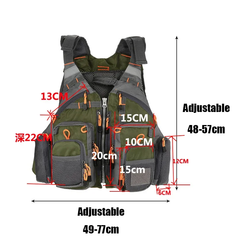 Adjustable Fishing Vest Breath - Fishing Vest Jacket recension och pris
