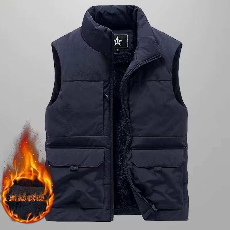 Winter Men's Cargo Hunting Ves - Fishing Vest Jacket recension och pris