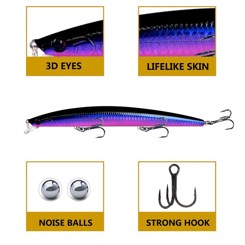 Minnow Fishing Lure Laser Hard - Fishing Equipment Lures recension och pris