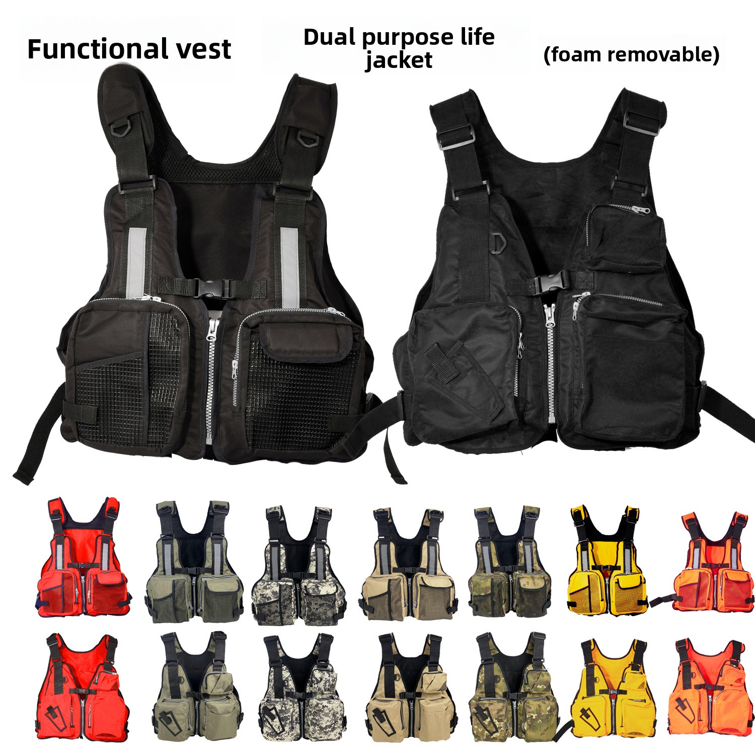 Lure Fishing Life Jacket for A - Fishing Vest Jacket recension och pris