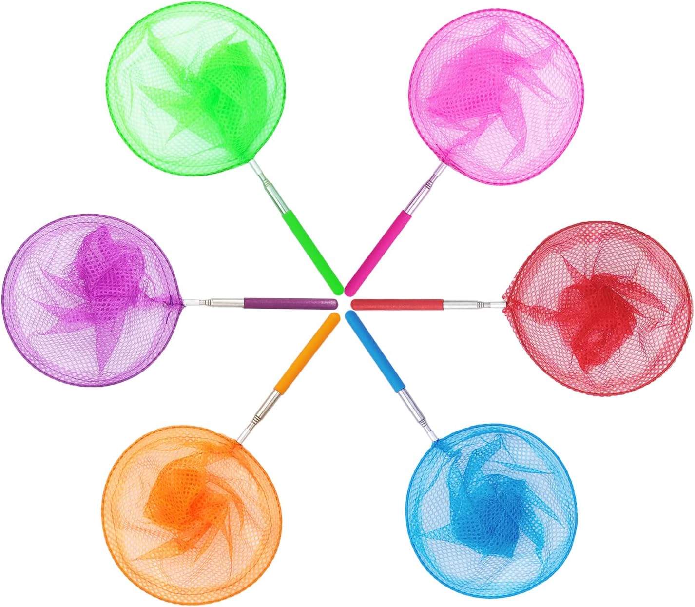 Mini Fishing Net Colorful Anti - Landing Net Telescopic recension och pris