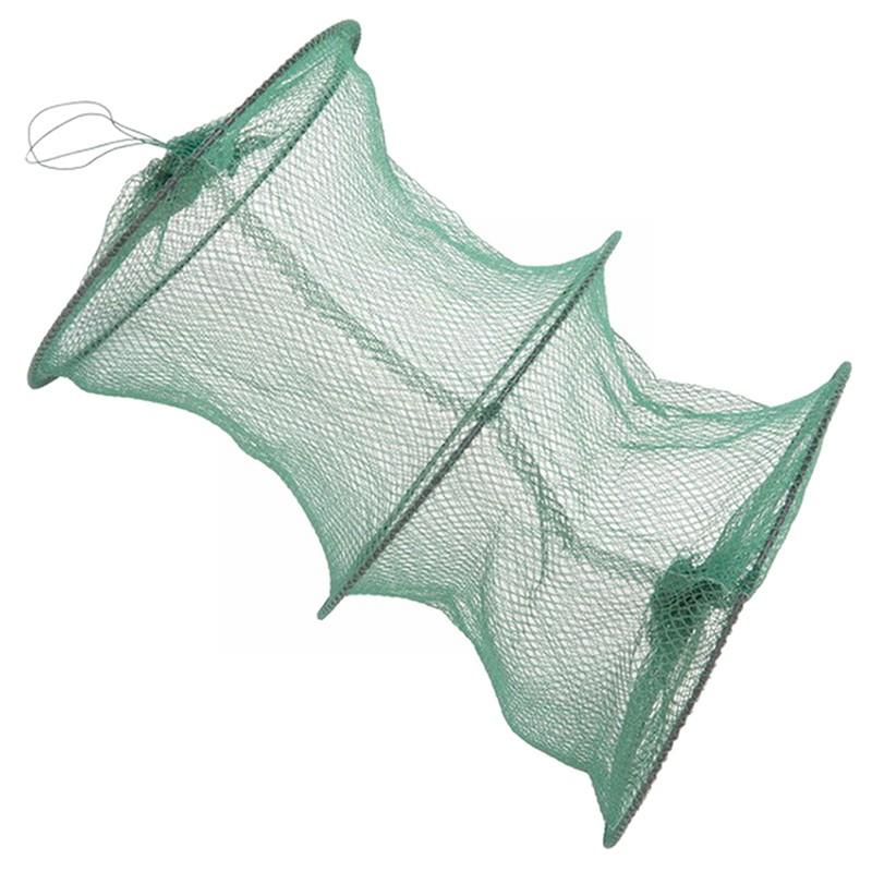 Folding Round Nylon Mesh Metal - Landing Net Telescopic recension och pris