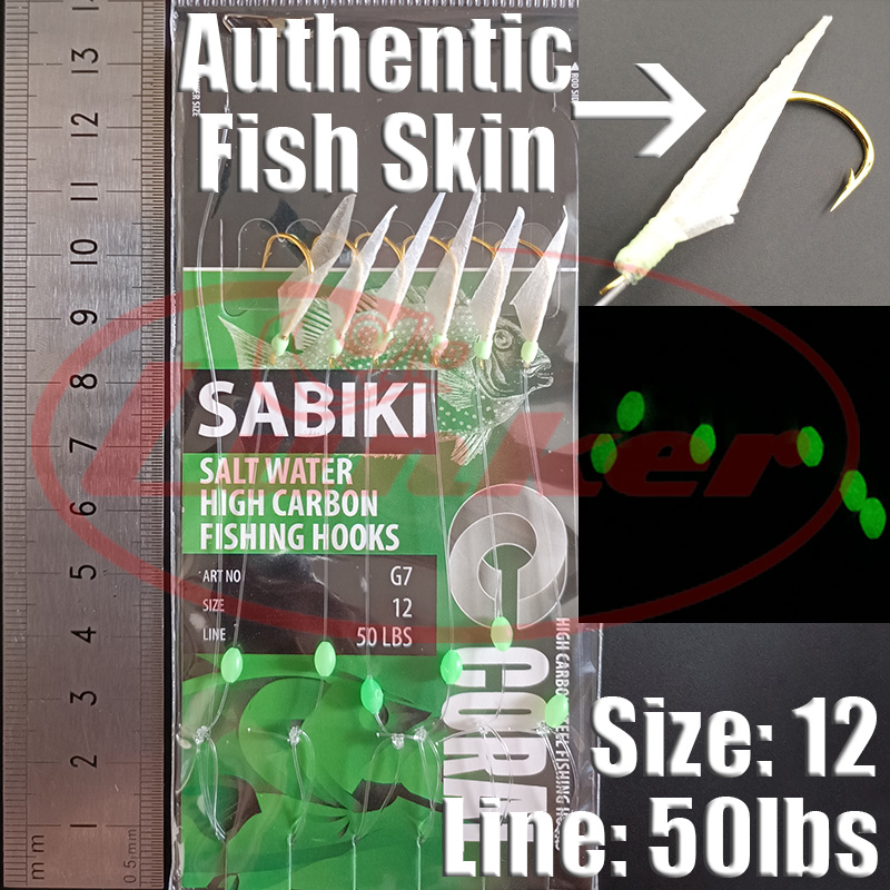 Lunker sabiki rig hooks lumino - Saltwater Fishing Hook recension och pris