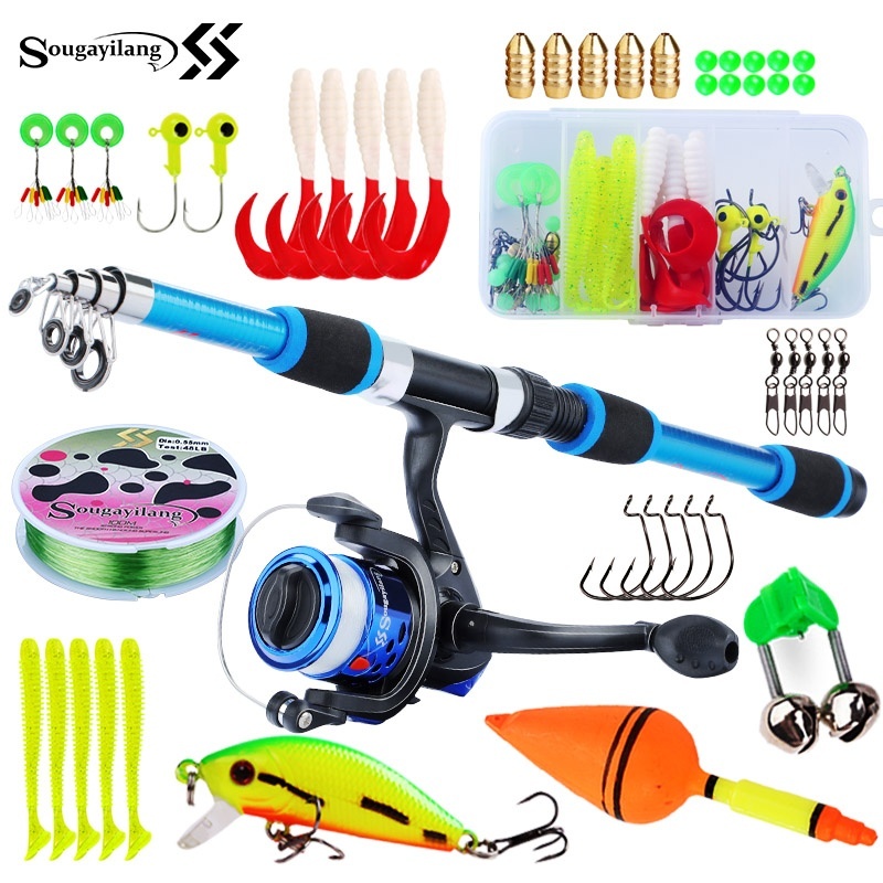 Sougayilang Kids Fishing Pole  - Saltwater Fishing Hook recension och pris
